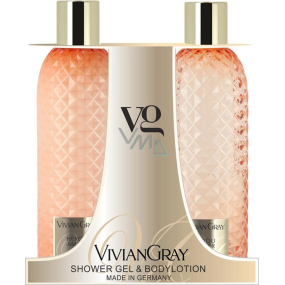 Vivian Gray Neroli a Ambra luxusný sprchový gél 300 ml + luxusné telové mlieko 300 ml, kozmetická súprava