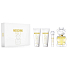 Moschino Toy 2 parfumovaná voda 100 ml + telový krém 100 ml + sprchový gél 100 ml + cestovný sprej 10 ml, darčeková sada pre ženy
