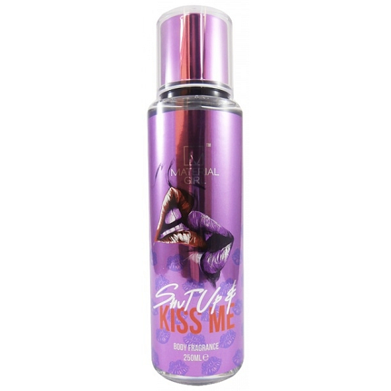 Material Girl Shut up & Kiss me parfumovaný telový sprej pre ženy 250 ml