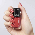 Artdeco Art Couture lak na nechty s unikátnym vinylovým lesklým efektom 665 Brick Red 10 ml 