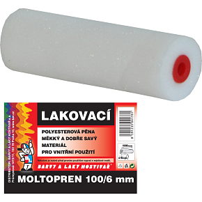 BARVY A LAKY HOSTIVAŘ Moltopren valček na maľovanie pre držiak 6 mm, 100 mm
