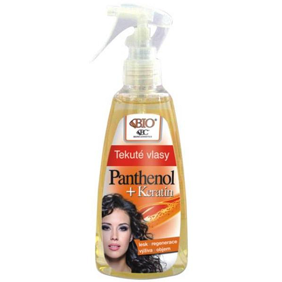 Bion Cosmetics Panthenol & Keratin tekuté vlasy 155 ml rozprašovač pH 5,5