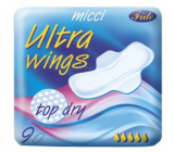 Micca Ultra Wings Top Dry intímne vložky s krídelkami 9 kusov