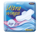 Micci Ultra Wings Top Dry intímne vložky s krídelkami 9 kusov