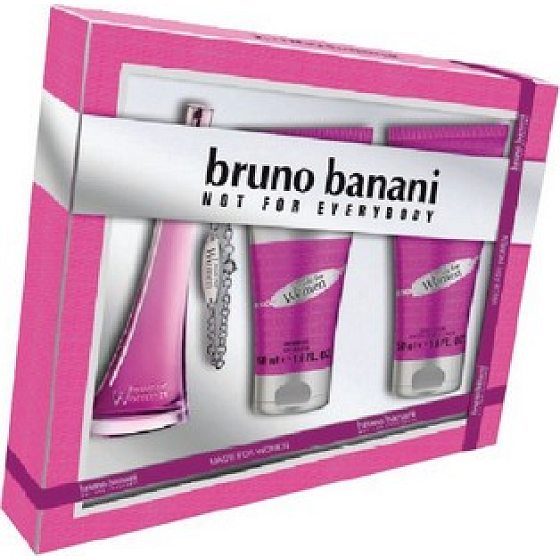Bruno Banani Made toaletná voda pre ženy 20 ml + sprchový gél 50 ml + Dezodorant 50 ml, darčeková sada