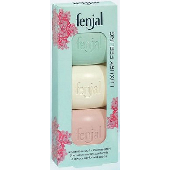Fenjal Luxusné mydlo Sada 3 x 100 g