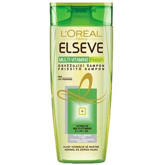 Loreal Paris Elseve Multi-Vitamins Fresh osviežujúce šampón 250 ml