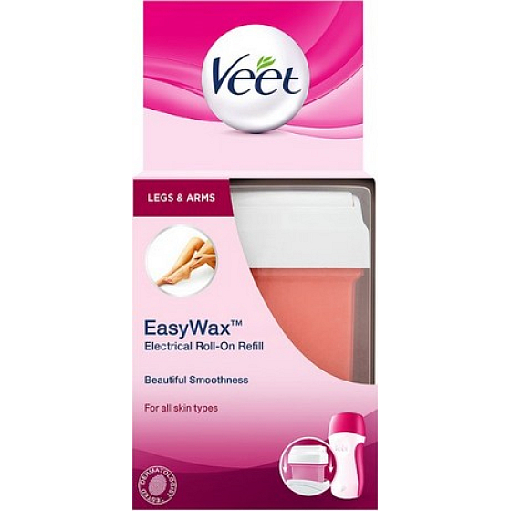 Veet Easy Wax vosková náplň pre všetky druhy pokožky 50 ml