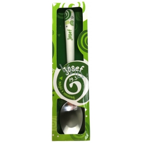 Nekupto Twister Lyžička s menom Josef zelená 16 cm
