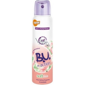 BU In Action Soft Skin antiperspirant dezodorant sprej pre ženy 150 ml
