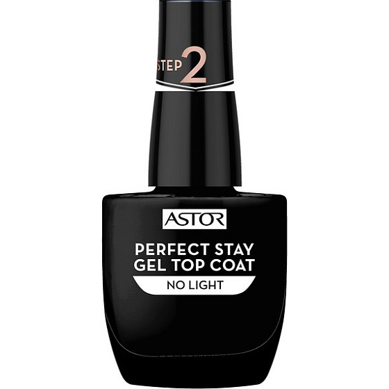 Astor Perfect Stay Gel Top Coat krycí lak na nechty 001 Transparent 12 ml