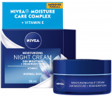 Nivea 24h Moisture + Regeneration zvláčňujúci regeneračný nočný krém pre normálnu až zmiešanú pleť 50 ml