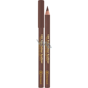 Dermacol 12h True Colour Eyeliner drevená ceruzka na oči 04 Light brown 2 g