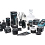 Castelbel Black Edition sprchový gél 100 ml + toaletná voda 10 ml + telové mlieko 100 ml + toaletné mydlo 40 g + uteráčik 30 x 32 cm + uzatvárateľný obal, cestovná kozmetická sada pre mužov