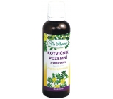 Dr. Popov Kotvičník pozemné s Vrbovka originálne bylinné kvapky pre normálnu hormonálnu aktivitu, funkciu močového a reprodukčného systému a prostaty 50 ml