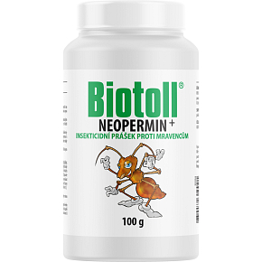 Biotoll Neopermin prášok proti mravcom, 100 g