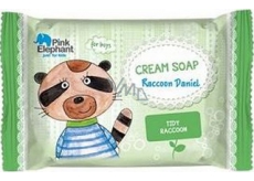 Pink Elephant Medvedík čistotný Daniel krémové mydlo pre deti 90 g