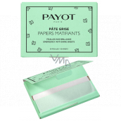 Payot Pate Gris papiers Matifiants SOS brillance zmatňujúci papieriky, pohltí prebytočný maz a okamžite zmatní pleť 50 kusov