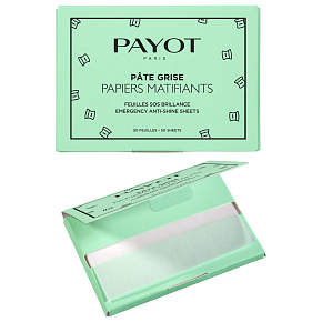 Payot Pate Grise Papiers Matifiants SOS brillance zmatňujúce papieriky, pohltia prebytočný maz a okamžite zmatnia pleť 50 kusov