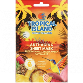 Marion Tropický ostrov Hawaii Paradise textilné pleťová maska proti vráskam 1 kus