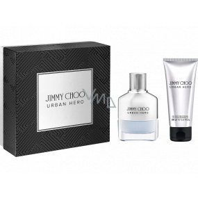 Jimmy Choo Urban Hero toaletná voda pre mužov 50 ml + sprchový gél 100 ml, darčeková sada