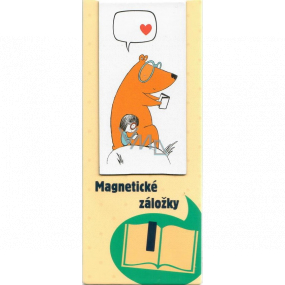 Albi Magnetická záložka do knižky Dievčatko s medveďom 8,7 x 4,4 cm