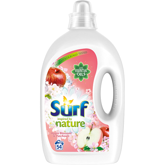 Surf Apple Blossom & Patchouli gél na pranie farebnej a bielej bielizne 54 dávok 2,7 l