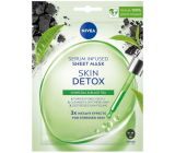 Nivea Skin Detox detoxikačná textilná maska na tvár 1 ks