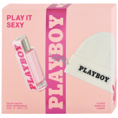 Playboy Play It Sexy toaletná voda pre ženy 40 ml + čiapka, darčeková sada