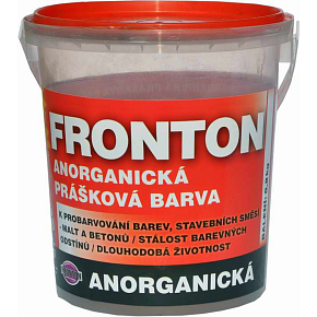 Fronton prášková farba do stavebných zmieša malt a betónov, 0281 tmavo hnedá, 800 g
