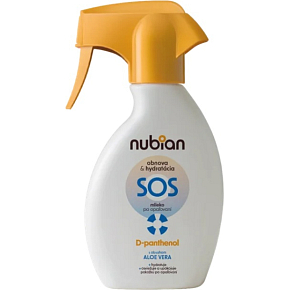 NUBIAN Mlieko po opaľovaní SOS Obnova a hydratácia 225 ml