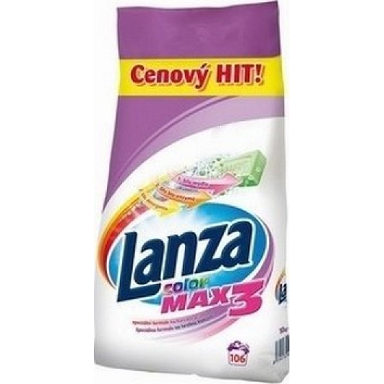 Lanza MAX3 Color prací prášok na farebnú bielizeň 9,9 kg