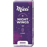 Micci Classic Night dámske vložky s krídelkami, 10 ks