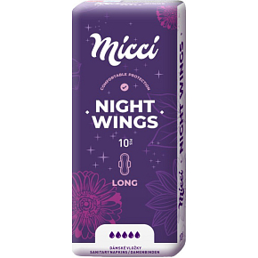 Micci Classic Night dámske vložky s krídelkami, 10 ks