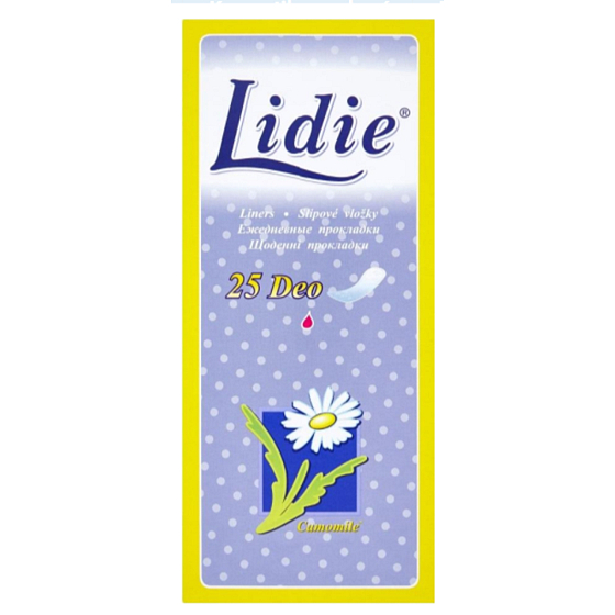 Lidie Normal Camomile Deo intímne vložky 25 kusov