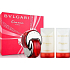 Bvlgari Omnia Coral toaletná voda 40 ml + telové mlieko 75 ml + telový jemný peeling 75 ml, pre ženy darčeková sada