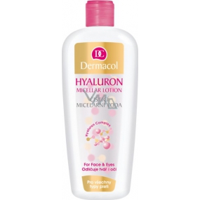 Dermacol Hyaluron Cleansing Micellar Lotion čistiaca micelárna voda s kyselinou hyalurónovou 400 ml