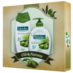 Palmolive Naturals Olive Milk sprchový gél 250 ml + tekuté mydlo 300 ml, kozmetická sada