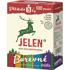 Jelen prací prášok Color, 100 praní, 5 kg