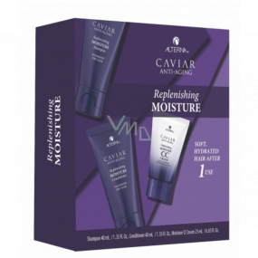 Alterna Caviar Anti-Aging Replenishing Moisture Trial Kit šampón pre suché a poškodené vlasy 40 ml + kondicionér 40 ml + CC Cream krém 25 ml, kozmetická cestovná sada