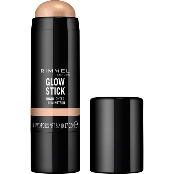 Rimmel London Glow Stick rozjasňovač v tyčinke 001 Bubbly 5 g