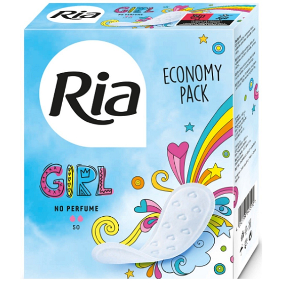Ria Classic Deo hygienické slipové intímne vložky 50 kusov