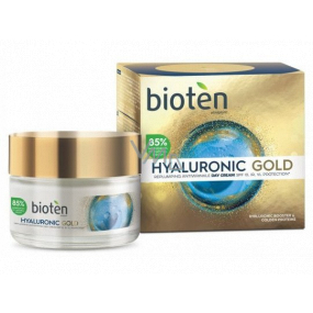 Bioten Hyaluronic Gold vypĺňajúci denný krém pre zrelú pleť 50 ml