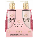 Grace Cole Warm Vanilla & Sandalwood - tekuté mydlo na ruky Vanilla & Sandalwood 300 ml + jemný krém na ruky 300 ml, kozmetická sada pre ženy