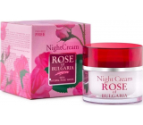 Rose of Bulgaria Nočný krém s mandľovým, makadamiovým a pšeničným olejom 50 ml