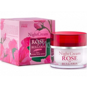 Rose of Bulgaria Nočný krém s mandľovým, makadamiovým a pšeničným olejom 50 ml