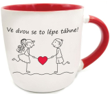 Valentínsky hrnček Nekupto Pre dvoch je to lepšie! 360 ml