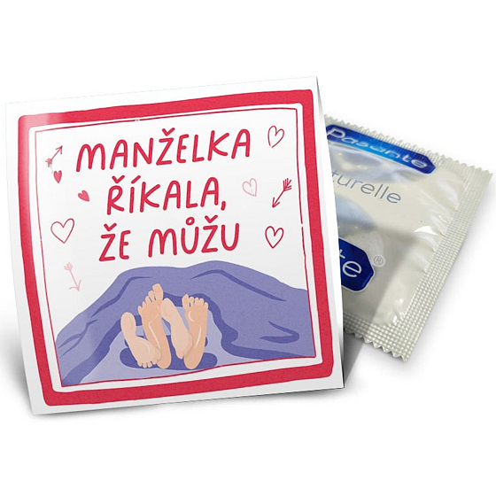 Nekupto Funny kondóm Manželka povedala, že môžem 1 kus
