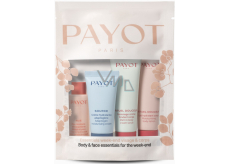 Payot Nue Čistiaca micelárna voda 20 ml + Source Adaptogen Adaptogen Hydratačný krém 15 ml + Rituel Douceur Jemný telový krém 20 ml + Rituel Douceur Jemné hydratačné telové mlieko 25 ml, kozmetická sada