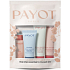 Payot Nue Cleansing micelárna odličovacia voda 20 ml + Source Adaptogen adaptogenný hydratačný krém 15 ml + Rituel Douceur jemne exfoliačný telový krém 20 ml + Rituel Douceur jemné hydratačné telové mlieko 25 ml, kozmetická sada
